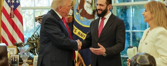 President Al-Sharaa and donald Trump